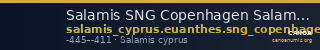 Salamis SNG Copenhagen Salamis 56-57 — CANOA