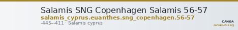 Salamis SNG Copenhagen Salamis 56-57 — CANOA