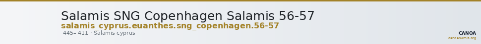 Salamis SNG Copenhagen Salamis 56-57 — CANOA