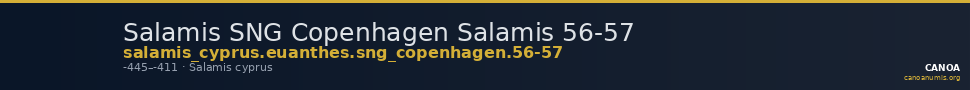 Salamis SNG Copenhagen Salamis 56-57 — CANOA