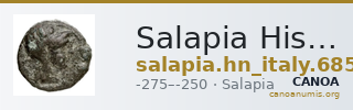 Salapia Historia Numorum Italy 685 — CANOA