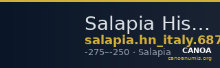 Salapia Historia Numorum Italy 687 — CANOA