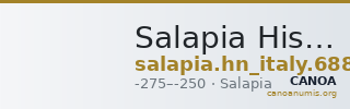 Salapia Historia Numorum Italy 688 — CANOA