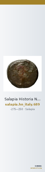 Salapia Historia Numorum Italy 689 — CANOA