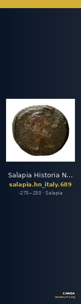 Salapia Historia Numorum Italy 689 — CANOA