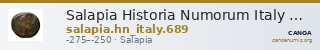 Salapia Historia Numorum Italy 689 — CANOA