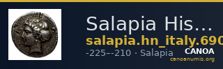 Salapia Historia Numorum Italy 690 — CANOA