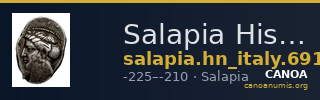 Salapia Historia Numorum Italy 691 — CANOA