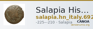 Salapia Historia Numorum Italy 692 — CANOA