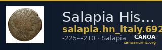 Salapia Historia Numorum Italy 692 — CANOA