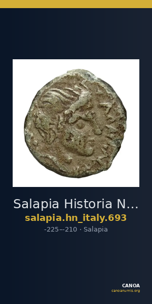Salapia Historia Numorum Italy 693 — CANOA