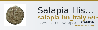 Salapia Historia Numorum Italy 693 — CANOA
