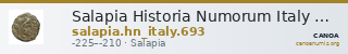 Salapia Historia Numorum Italy 693 — CANOA