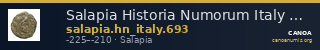 Salapia Historia Numorum Italy 693 — CANOA