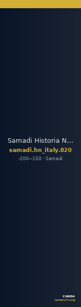 Samadi Historia Numorum Italy 820 — CANOA
