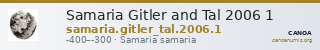 Samaria Gitler and Tal 2006 1 — CANOA