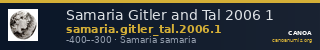 Samaria Gitler and Tal 2006 1 — CANOA