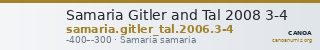 Samaria Gitler and Tal 2008 3-4 — CANOA