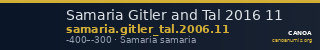 Samaria Gitler and Tal 2016 11 — CANOA