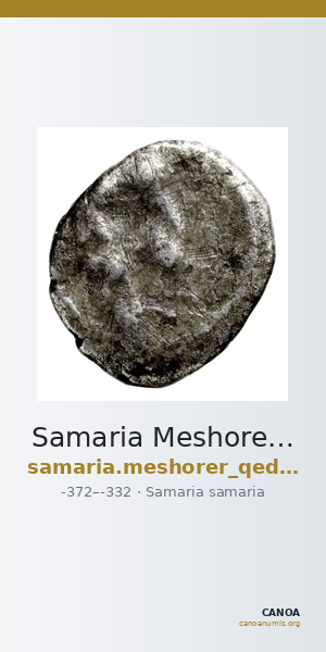 Samaria Meshorer and Qedar 1999 132-133 — CANOA