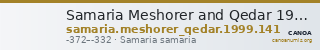 Samaria Meshorer and Qedar 1999 141 — CANOA