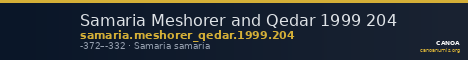 Samaria Meshorer and Qedar 1999 204 — CANOA