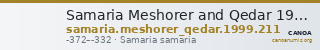 Samaria Meshorer and Qedar 1999 211 — CANOA