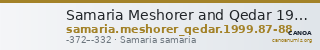 Samaria Meshorer and Qedar 1999 87-88 — CANOA