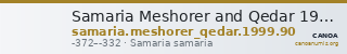 Samaria Meshorer and Qedar 1999 90 — CANOA