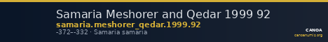 Samaria Meshorer and Qedar 1999 92 — CANOA