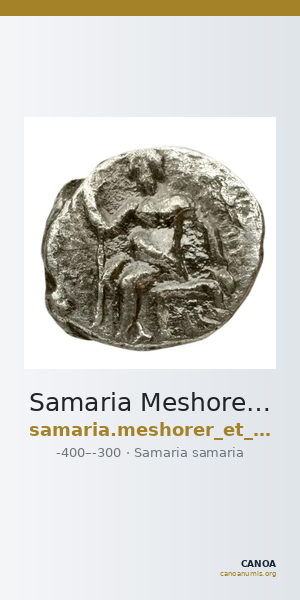 Samaria Meshorer, Bijovsky and Fischer-Bossert 2013 159 — CANOA