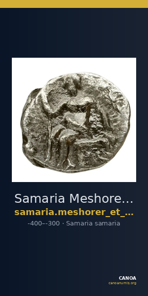 Samaria Meshorer, Bijovsky and Fischer-Bossert 2013 159 — CANOA