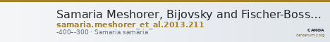 Samaria Meshorer, Bijovsky and Fischer-Bossert 2013 211 — CANOA