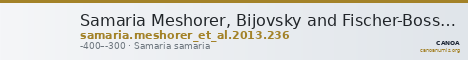 Samaria Meshorer, Bijovsky and Fischer-Bossert 2013 236 — CANOA