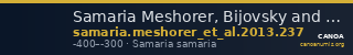Samaria Meshorer, Bijovsky and Fischer-Bossert 2013 237 — CANOA