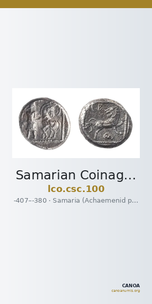 Samarian Coinage 100 — CANOA