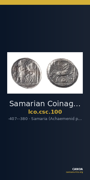 Samarian Coinage 100 — CANOA