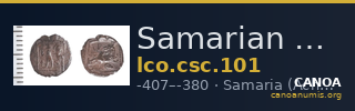 Samarian Coinage 101 — CANOA