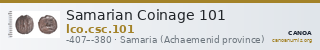 Samarian Coinage 101 — CANOA