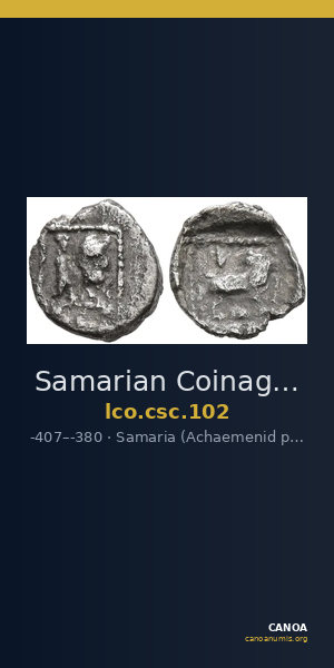 Samarian Coinage 102 — CANOA