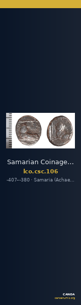 Samarian Coinage 106 — CANOA
