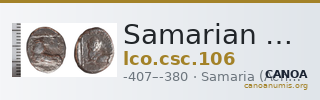 Samarian Coinage 106 — CANOA