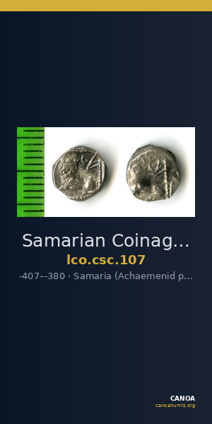 Samarian Coinage 107 — CANOA