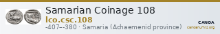 Samarian Coinage 108 — CANOA