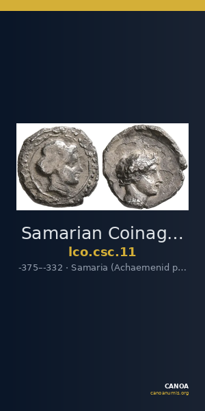 Samarian Coinage 11 — CANOA