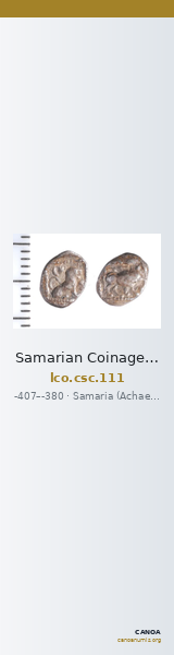 Samarian Coinage 111 — CANOA