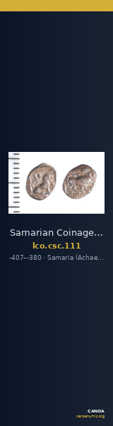 Samarian Coinage 111 — CANOA