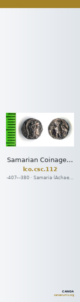 Samarian Coinage 112 — CANOA