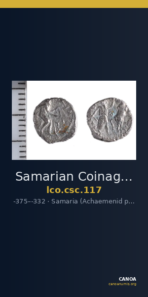 Samarian Coinage 117 — CANOA