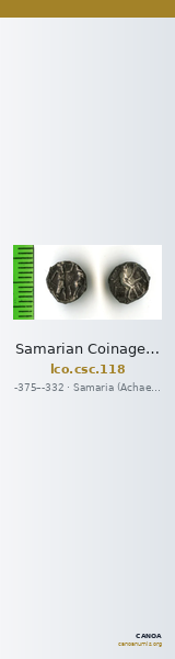 Samarian Coinage 118 — CANOA